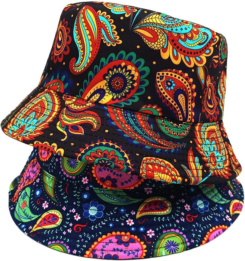CNUSER Bucket Hat for Women Men,Travel Sun Beach Cap,Unisex Fishing Outdoor Boonie - Image 2